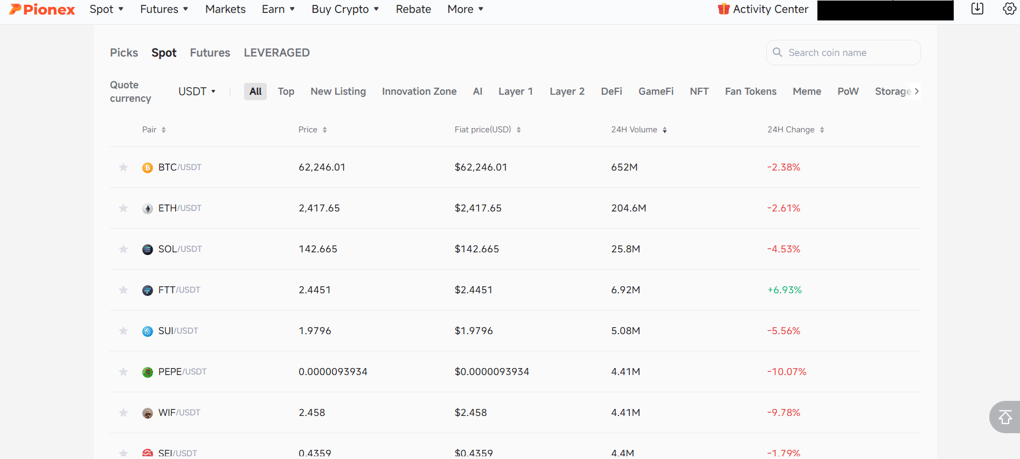 <SCREENSHOT OF A CRYPTO TRADING DASHBOARD MONITORING MARKET CHANGES>