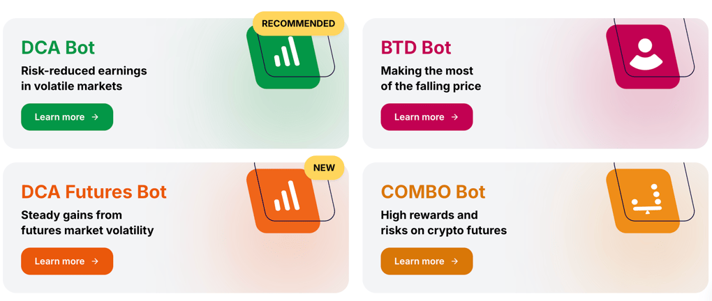 crypto trading bot types