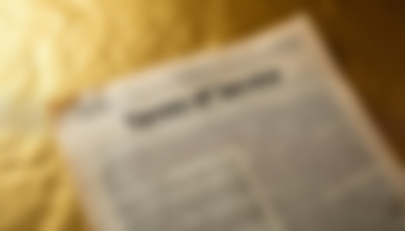 dehaupt terms of service banner